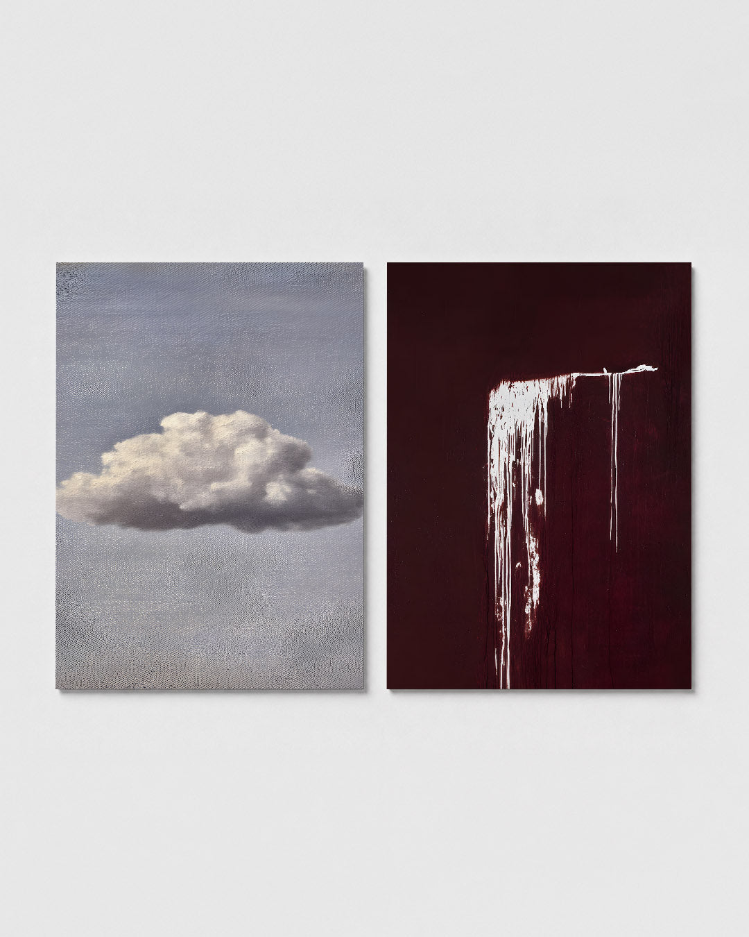Wolk in textuur Posterset