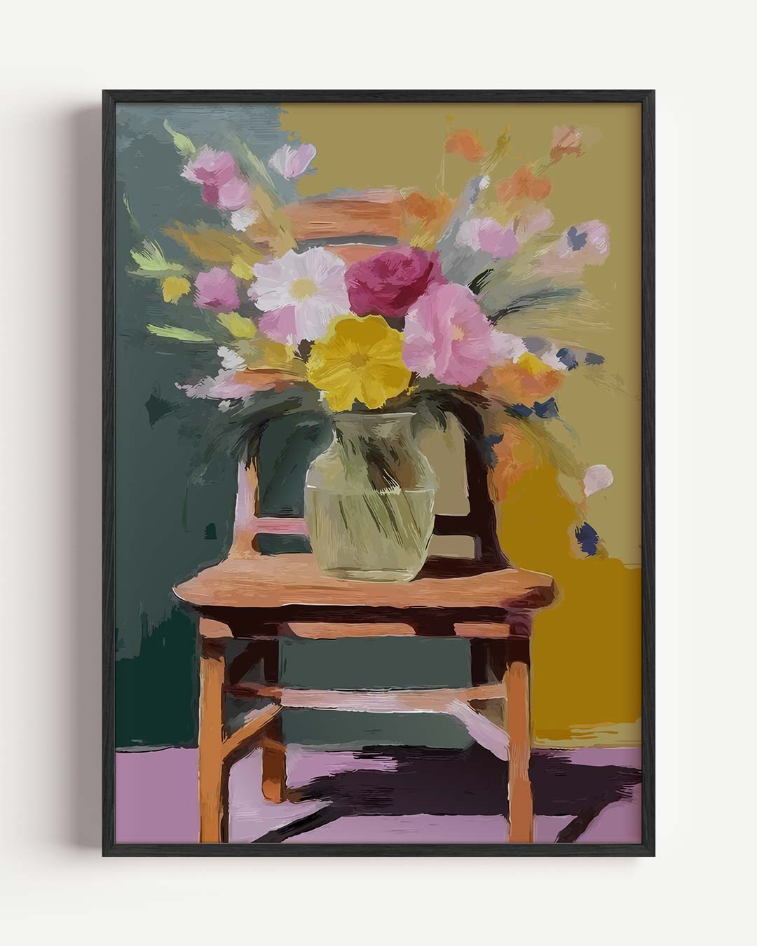 Kleurrijke Bloemenpracht Poster-WallArtistic