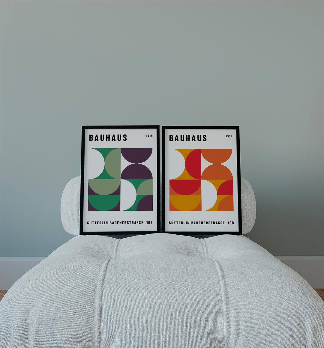 Vormen en vlakken Posterset