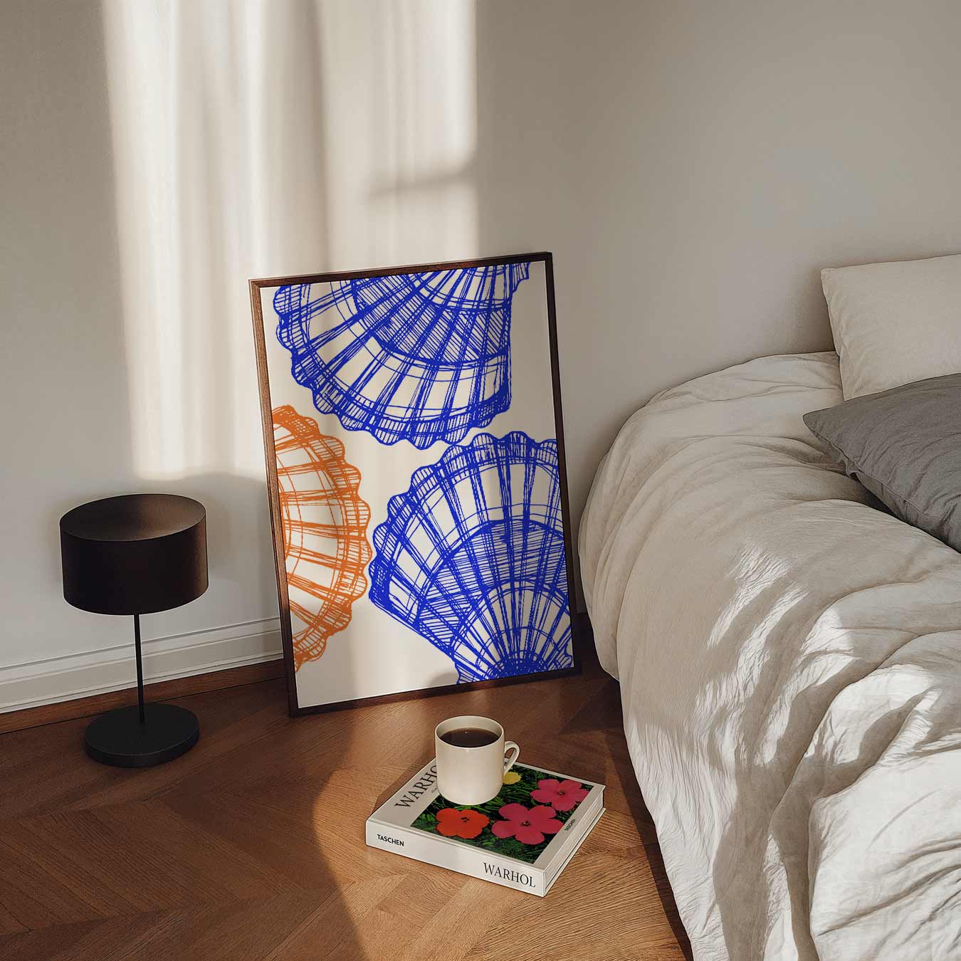 Zee- en Zomerstralen Poster-WallArtistic