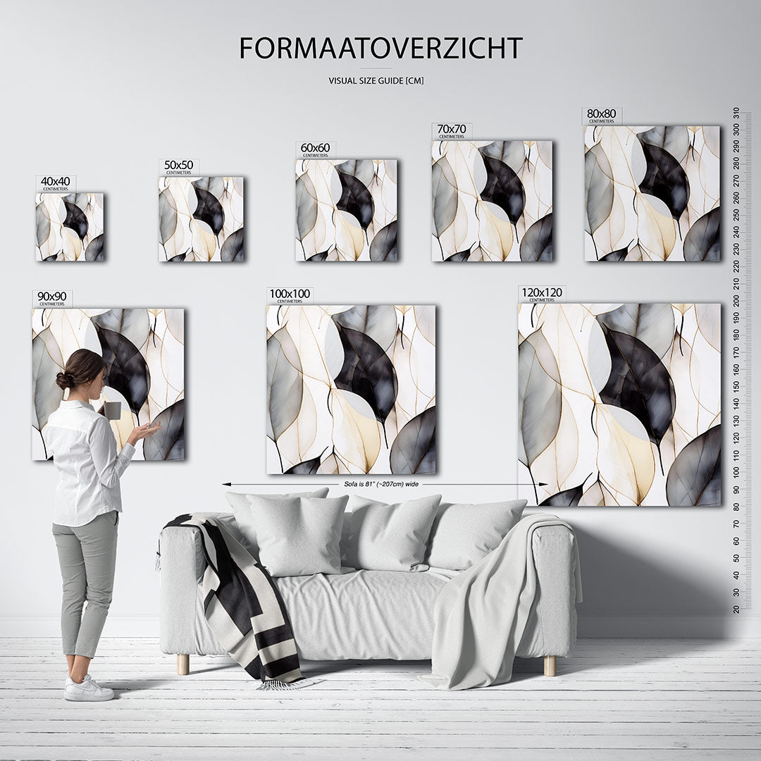 Organische vormen Kunstwerk