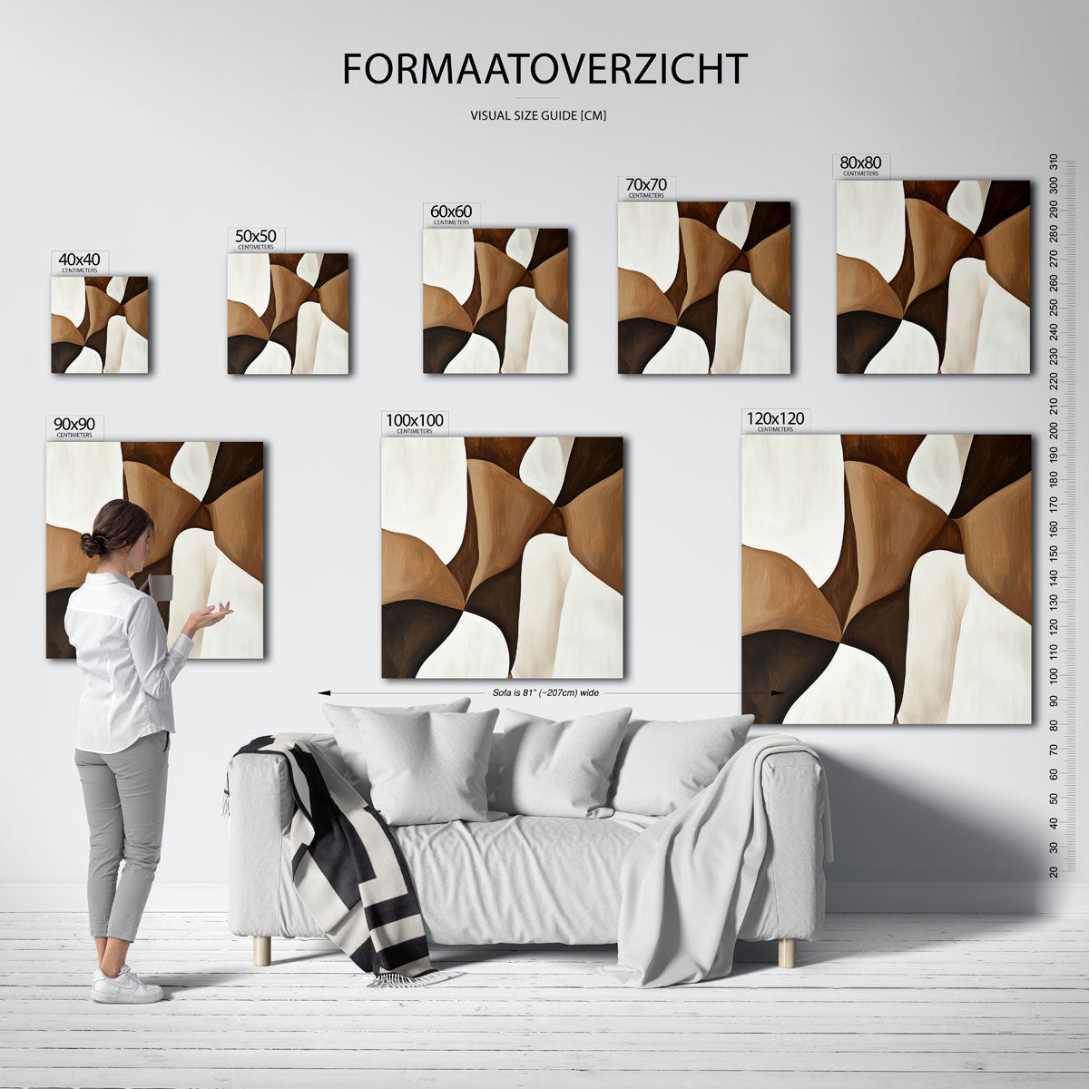 Organische vormen Poster
