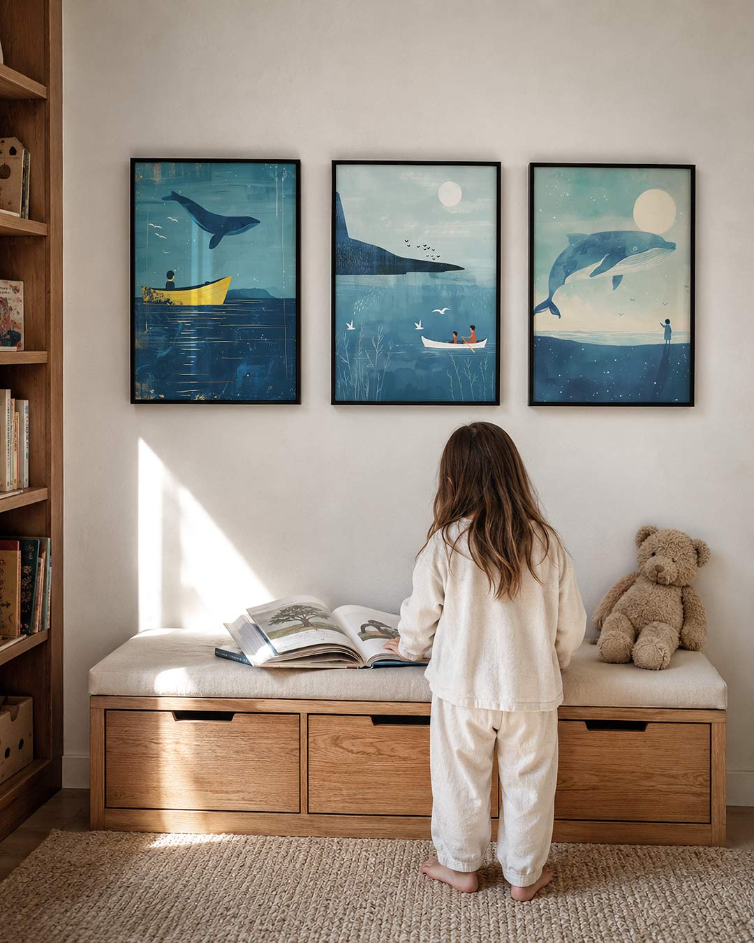 Zee en lucht Posterset
