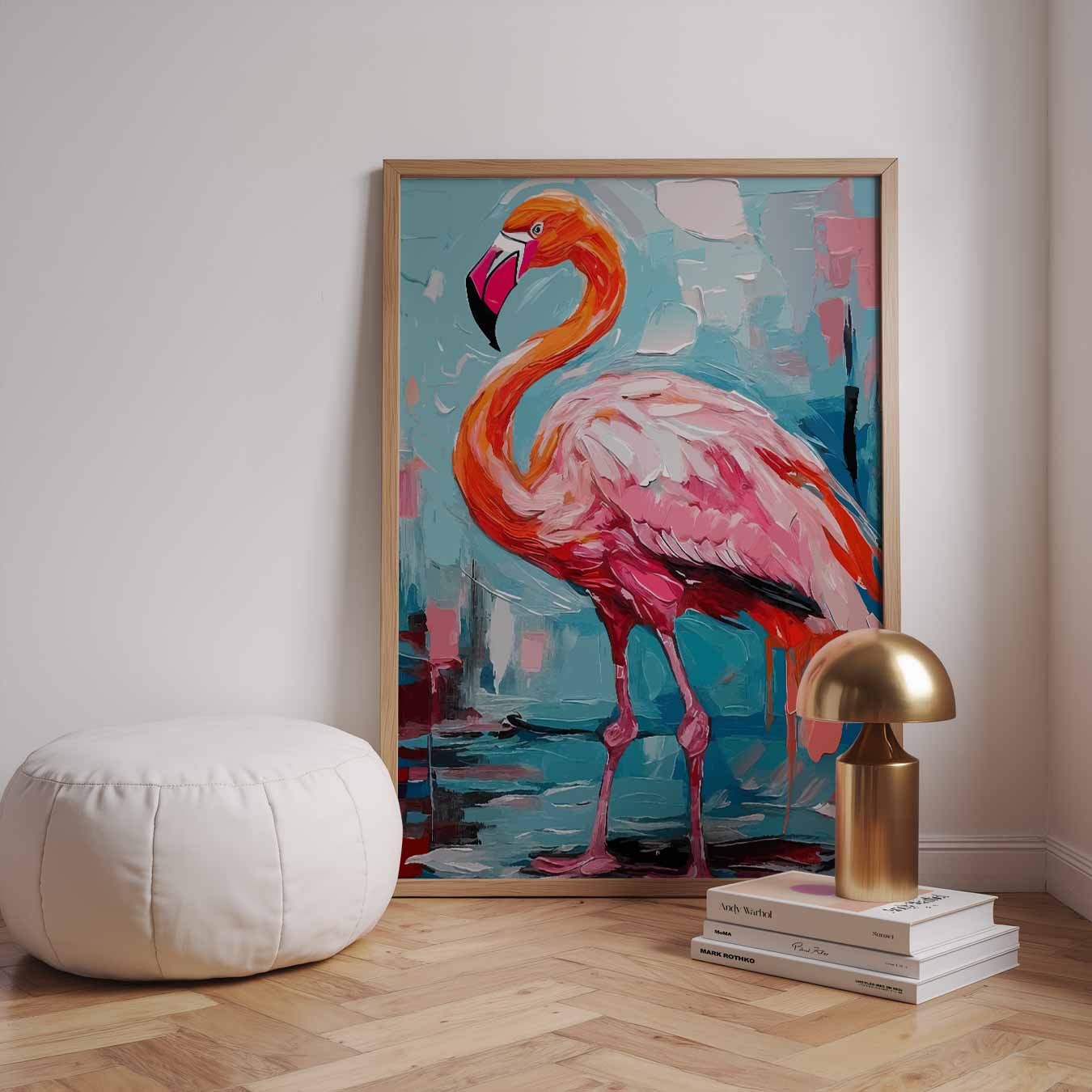 Flamingo Droomwereld Poster-WallArtistic