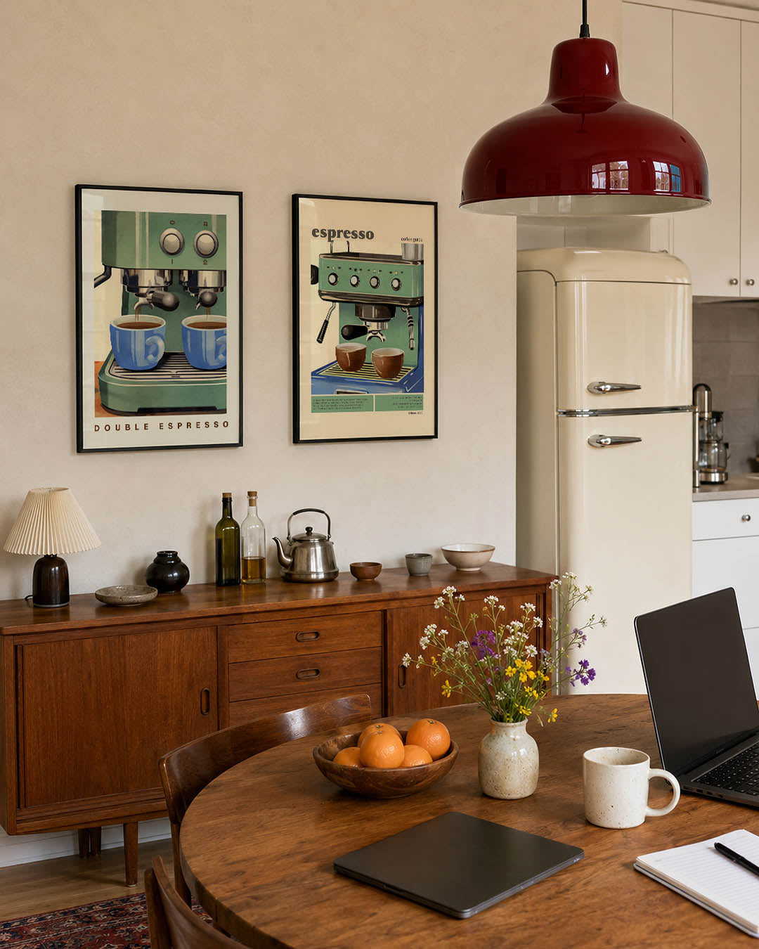 Koffie en kleuren Posterset