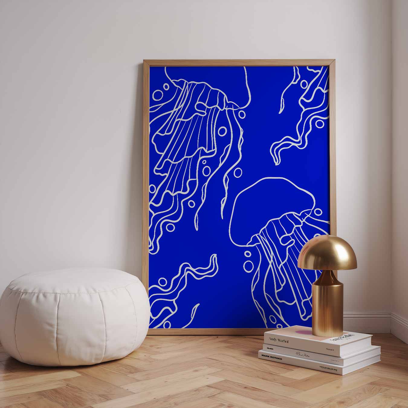 Sierlijke Kwallen Poster-WallArtistic