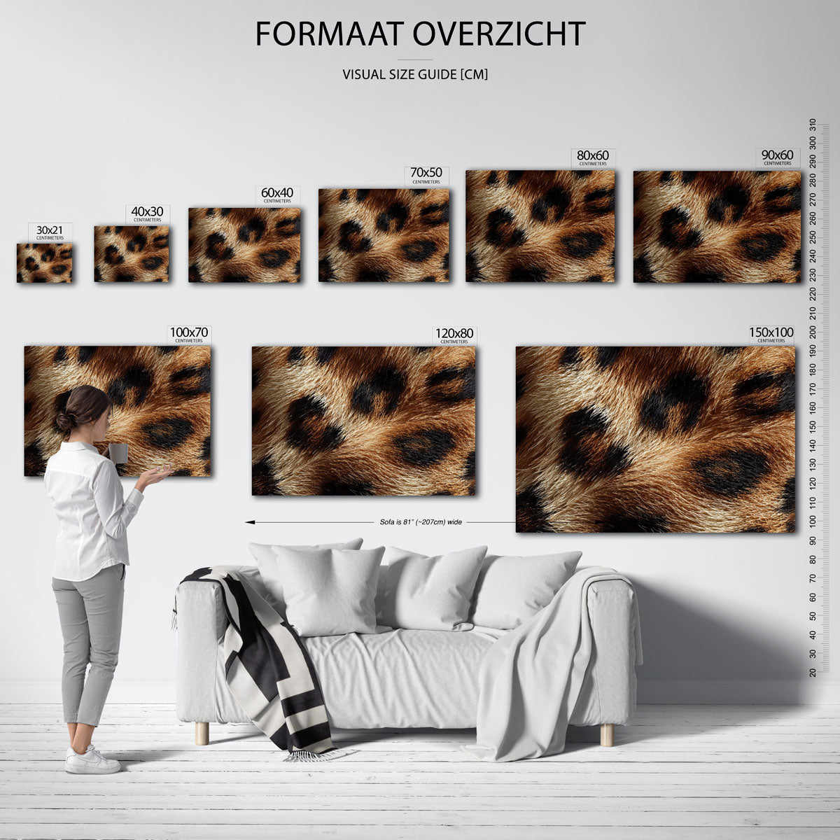 Luipaardprint Poster