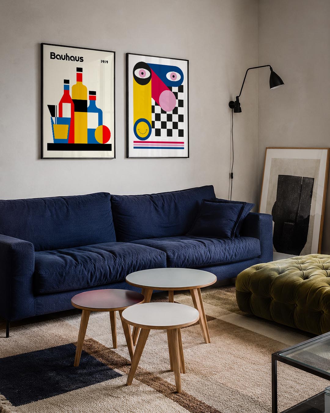 Vormen en kleurvlakken Posterset