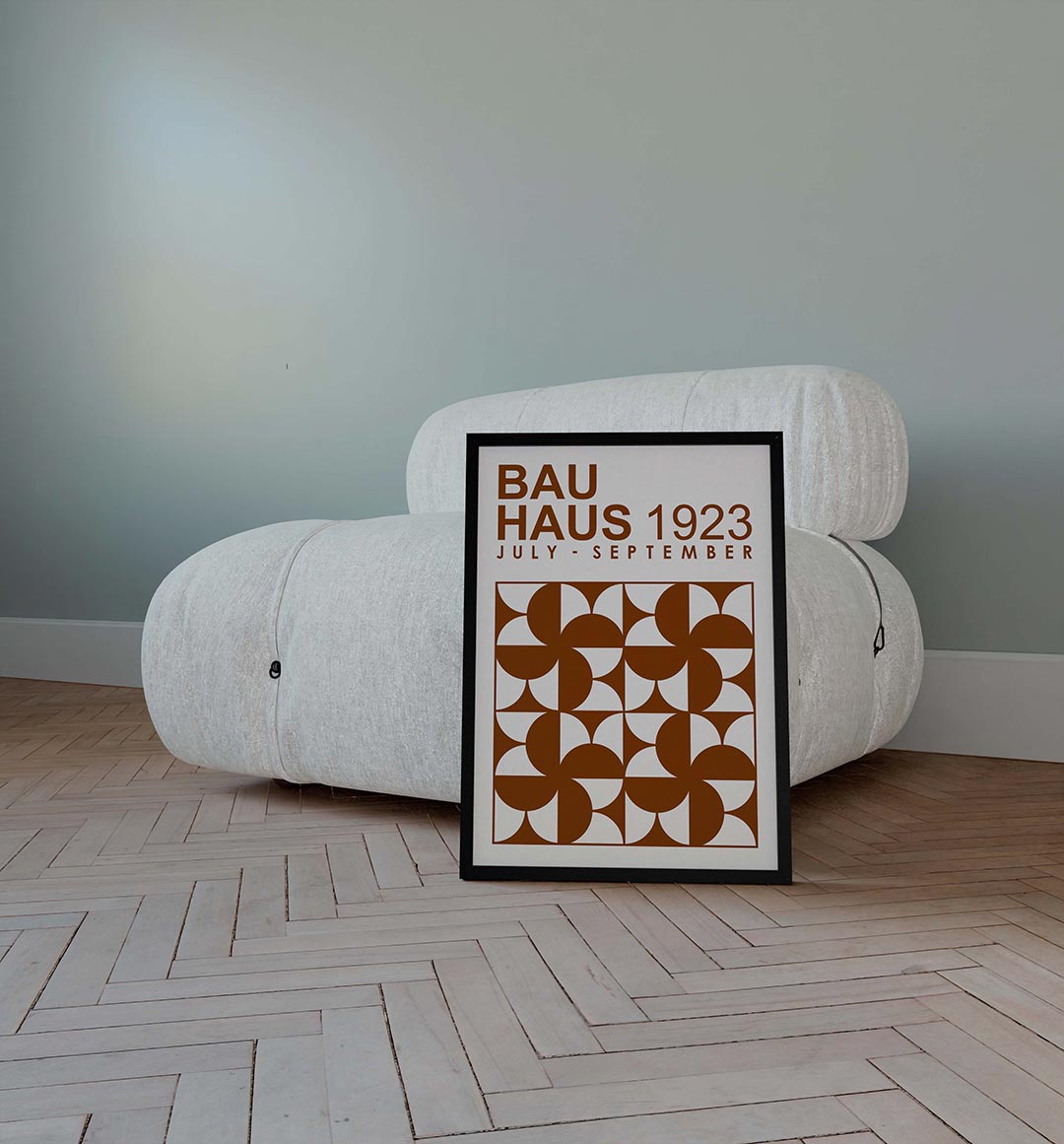 Vormritme en kleur Poster