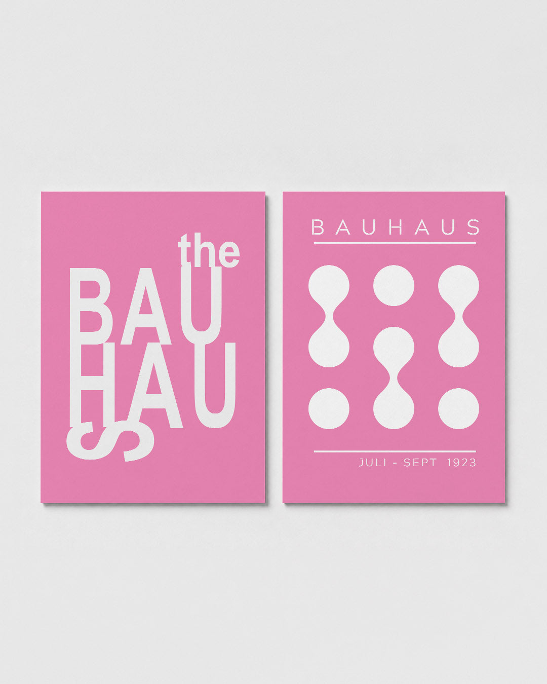 Typografische speelsheid Posterset