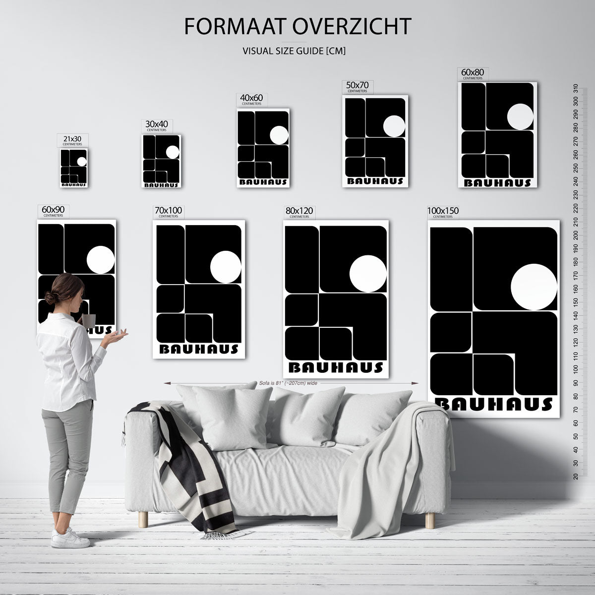 Vormen en vlakken Poster