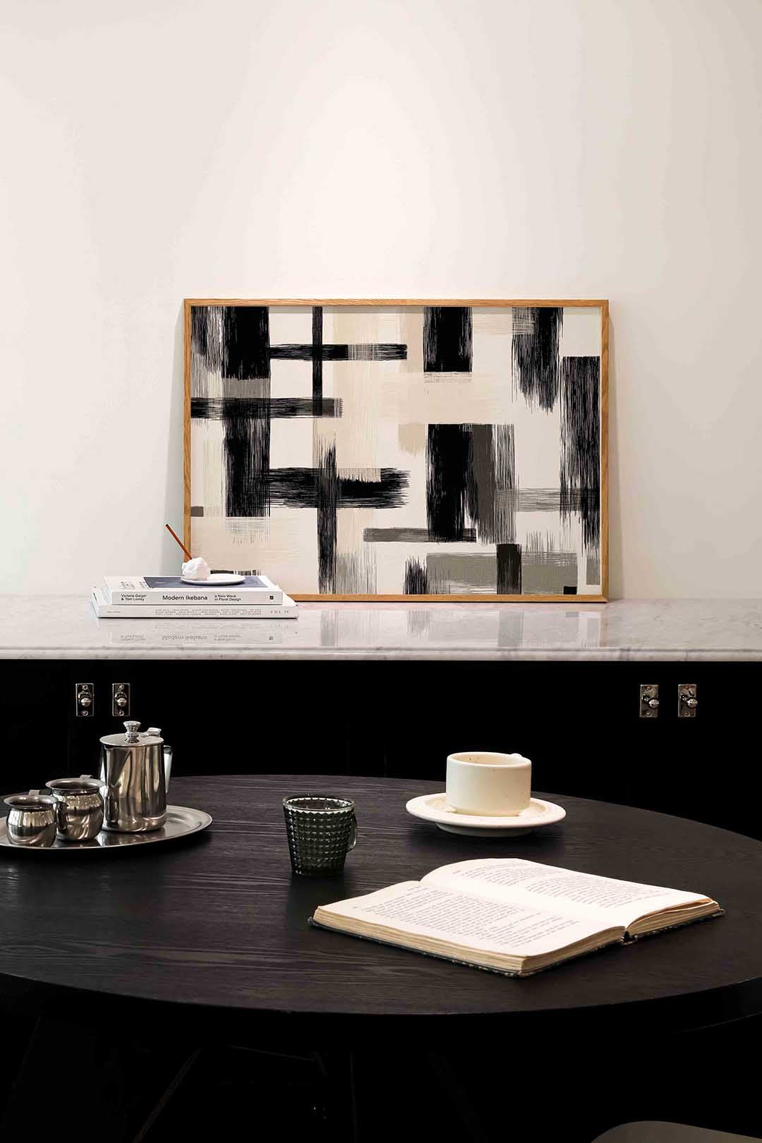 Abstracte lijnen Poster