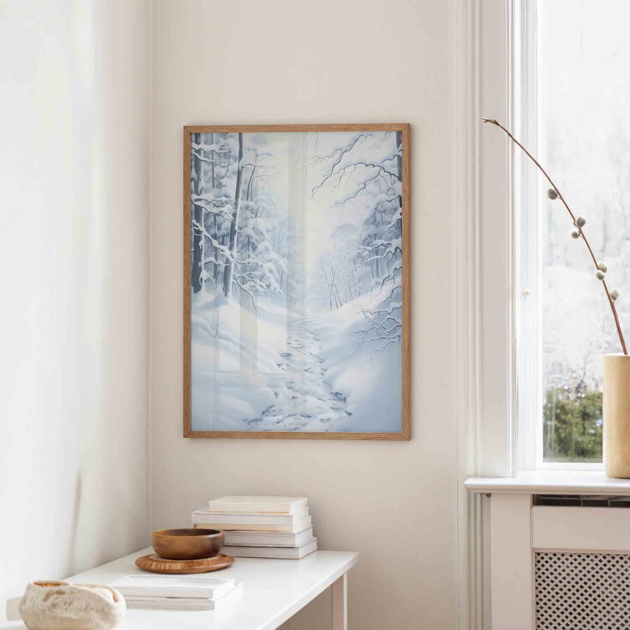 Sneeuwlandschap Poster