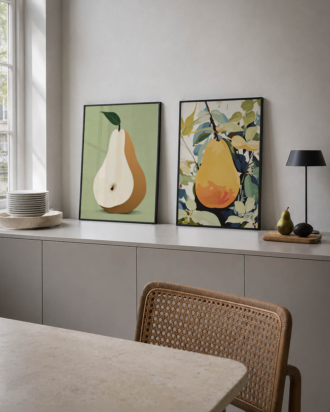 Vruchtvorm en kleur Posterset