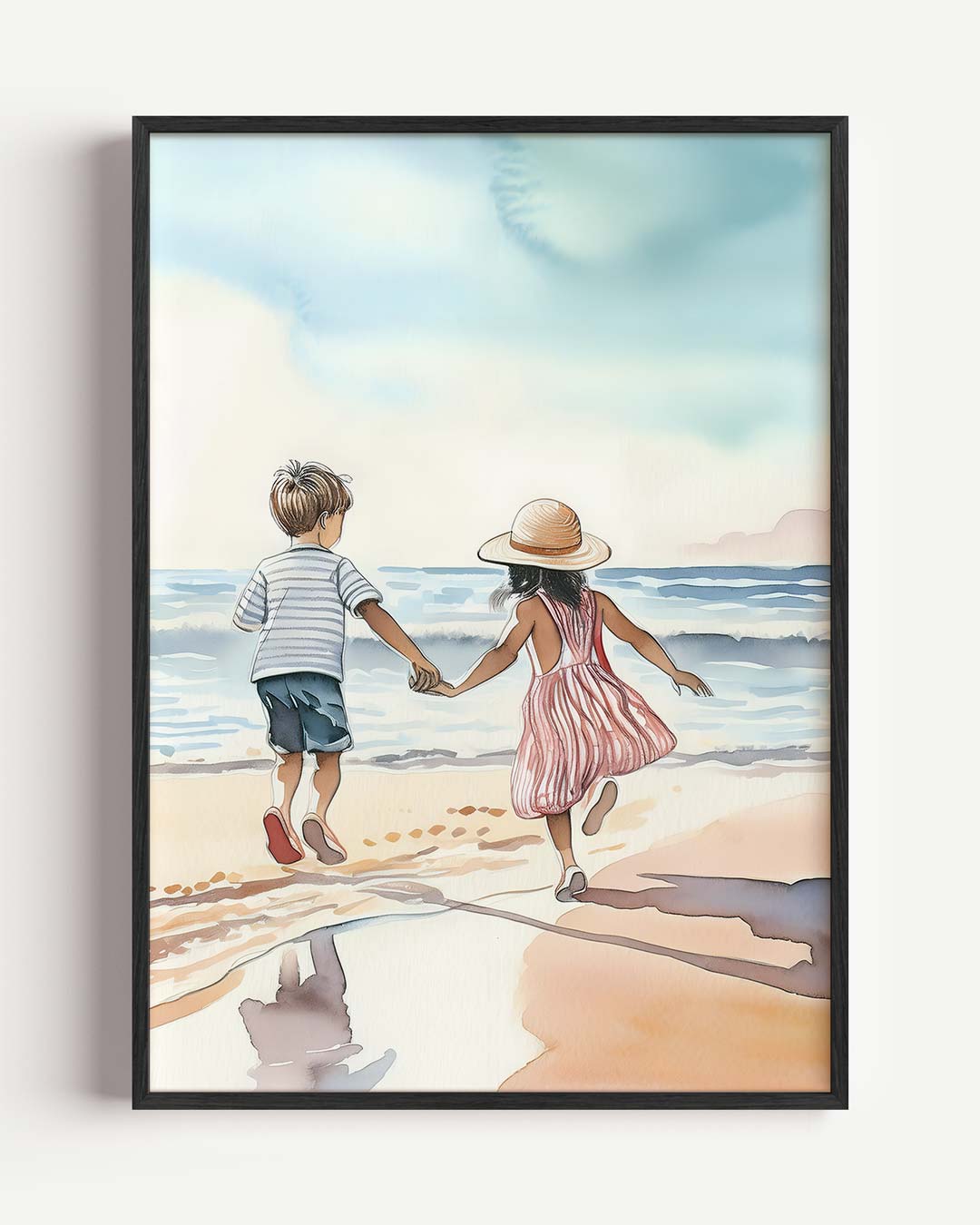 Zomerse Strandavonturen Poster-WallArtistic