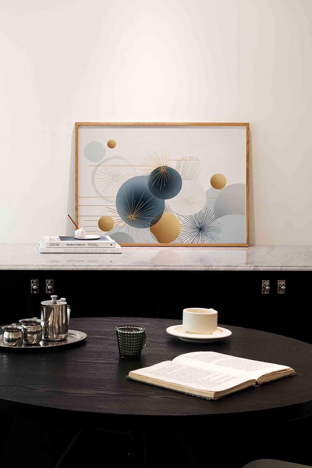Abstracte cirkels Poster
