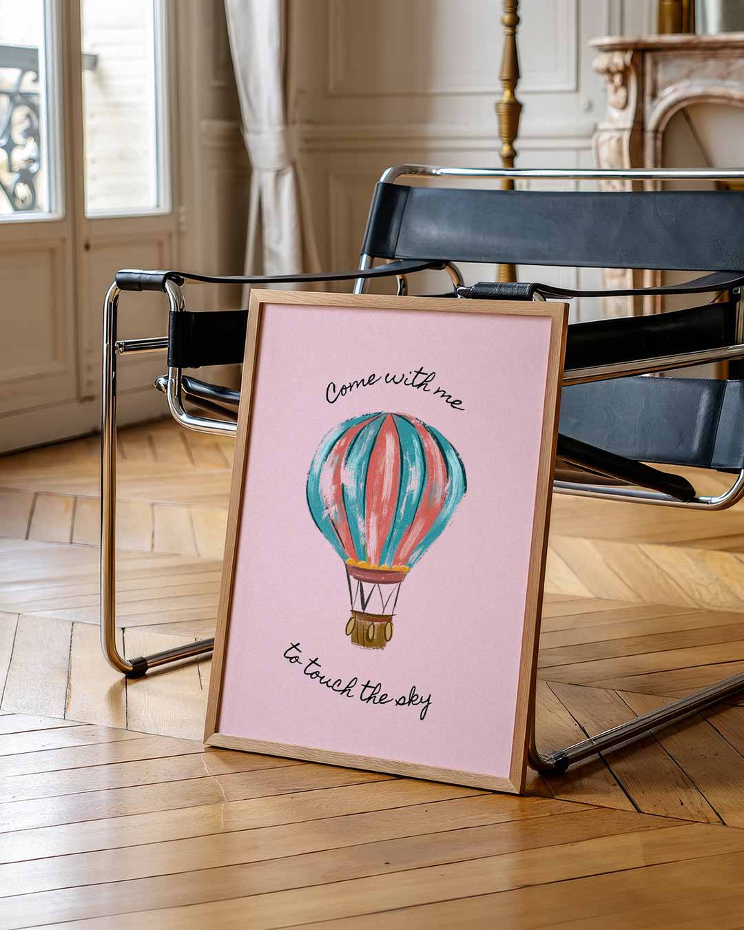 Dromerige Luchtballon Poster-WallArtistic