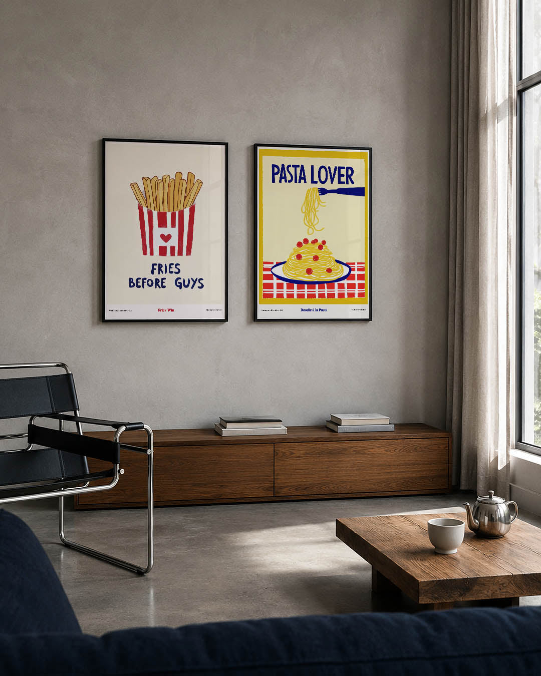 Friet en liefde Posterset