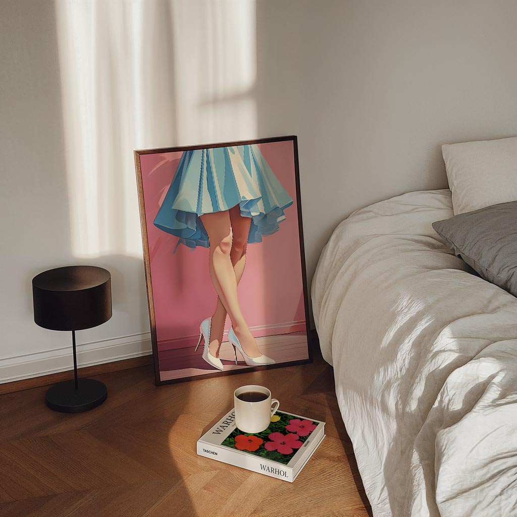Vrouwelijke Elegantie Poster-WallArtistic