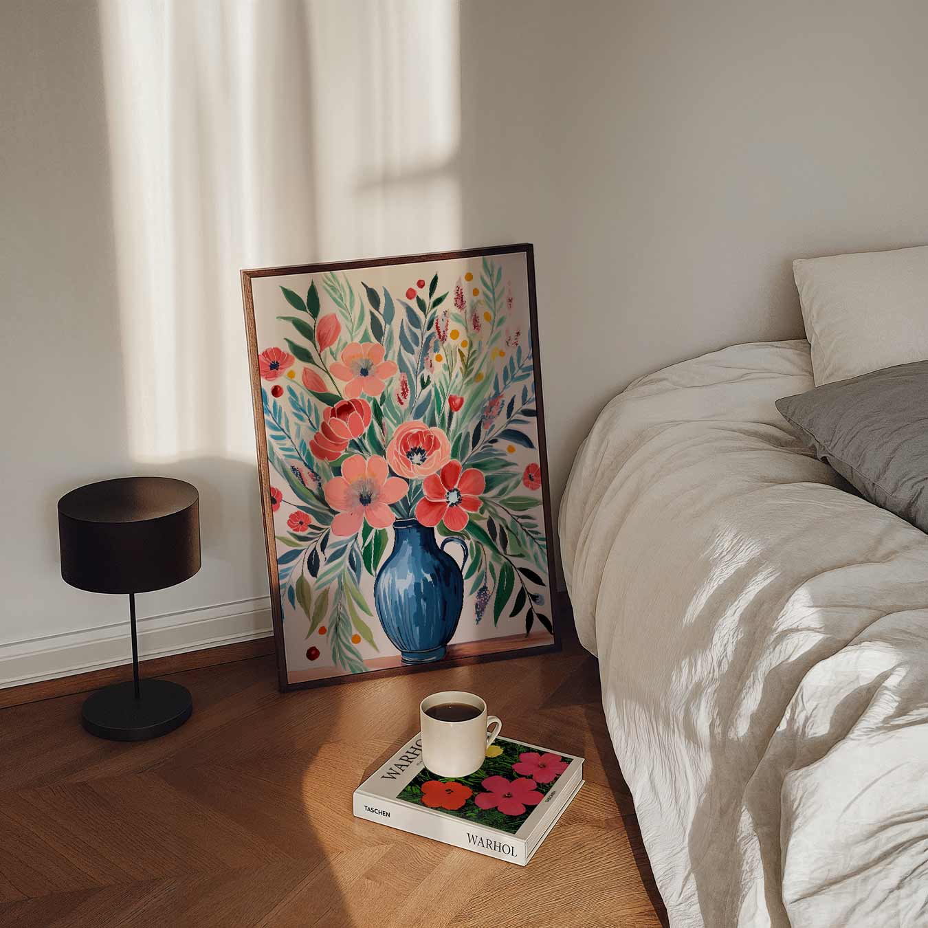 Bloeiende Elegantie Poster-WallArtistic