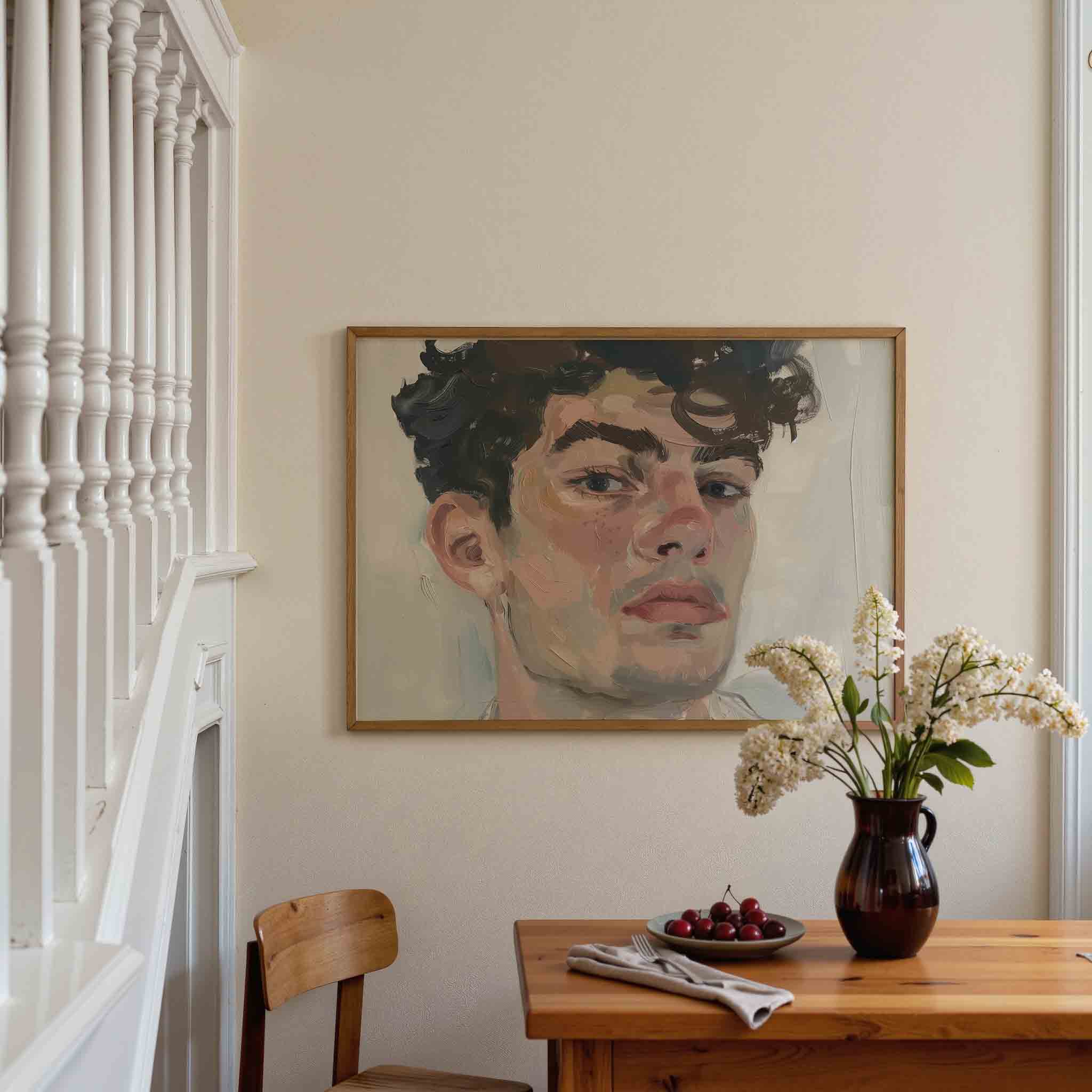 Portret van een persoon Poster