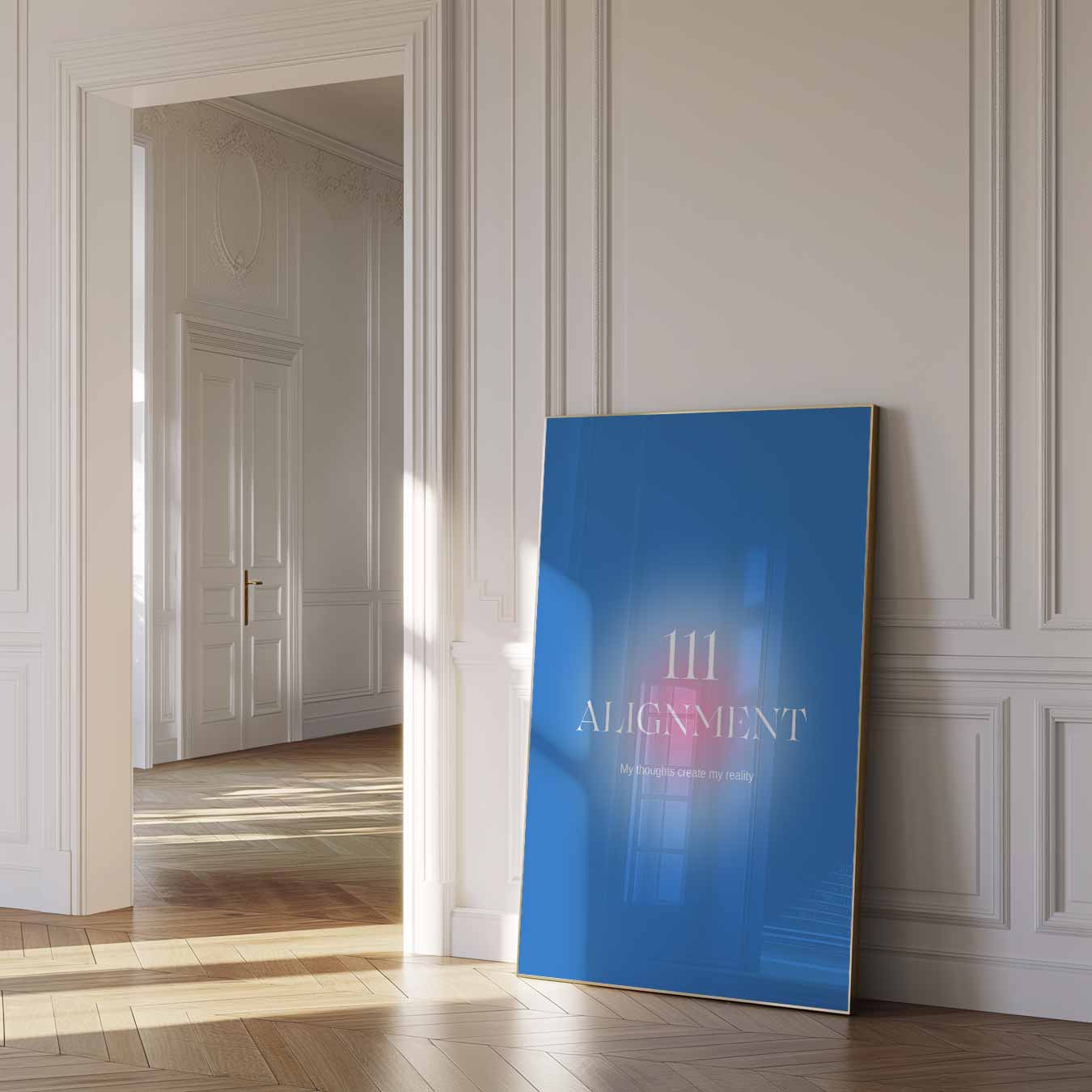 Inspirerende 111 Alignment Poster-WallArtistic