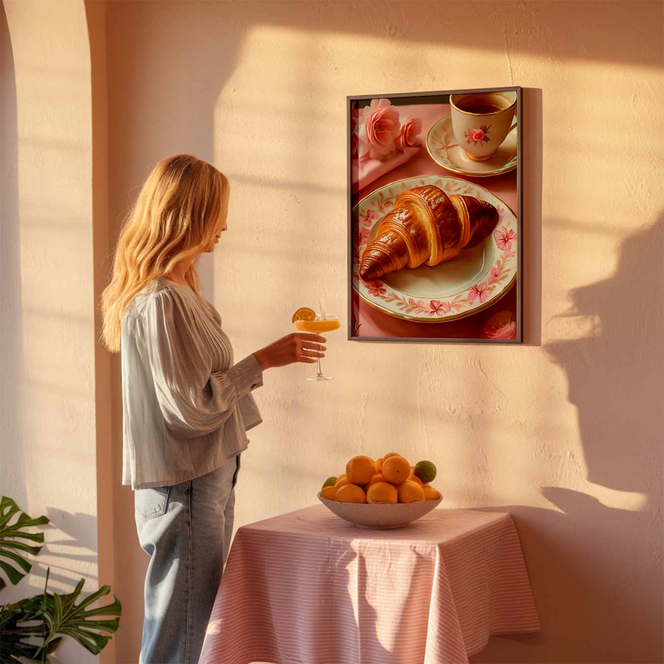 Zachte Romantiek Ontbijtposter-WallArtistic