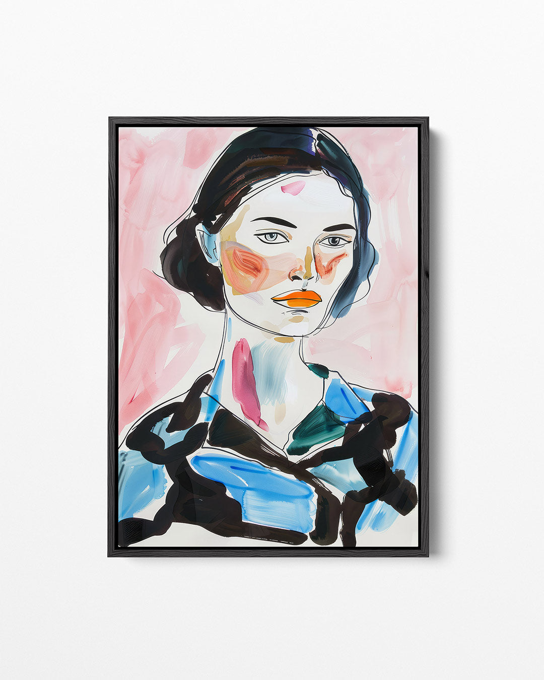 Portret compositie Kunstwerk