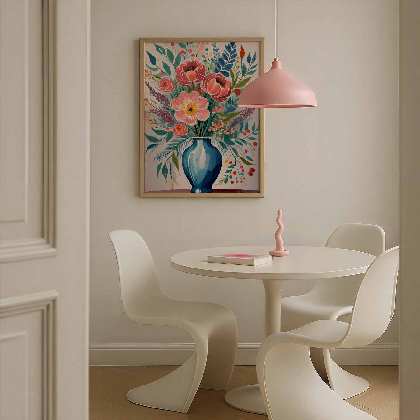 Bloemenpracht in Vaas Poster-WallArtistic