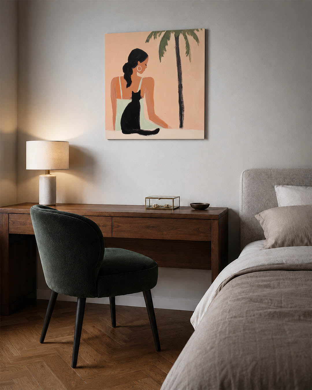 Zomerse rust Kunstwerk