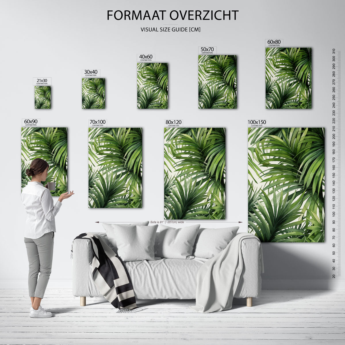 Groene bladeren Poster