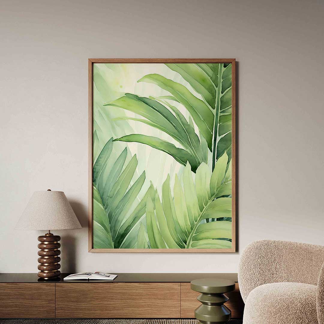 Groene bladeren Poster