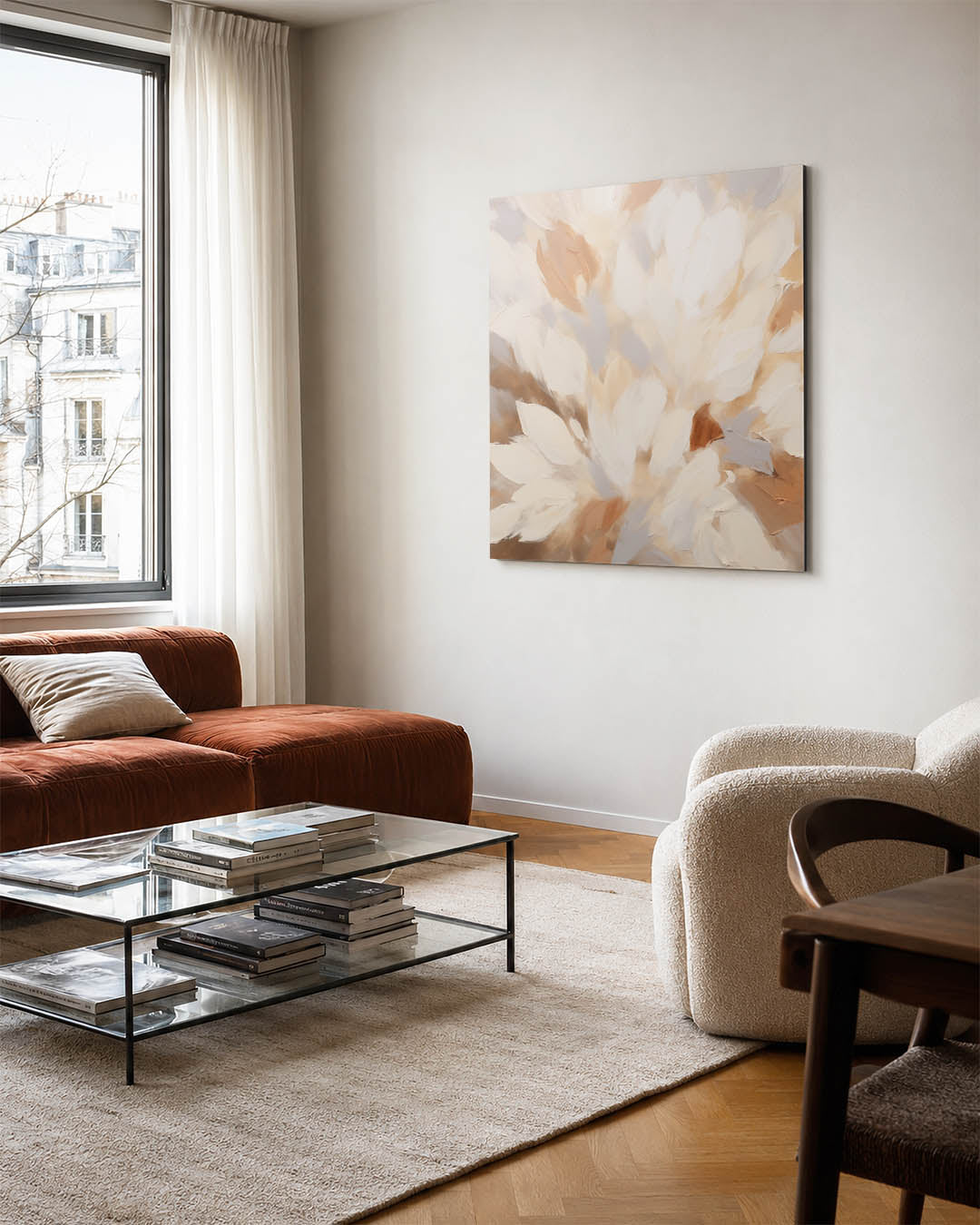 Organische vormen Kunstwerk