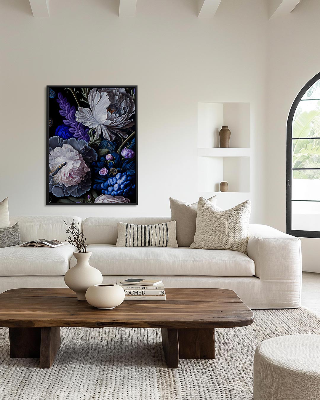 Bloemrijke fantasie Kunstwerk