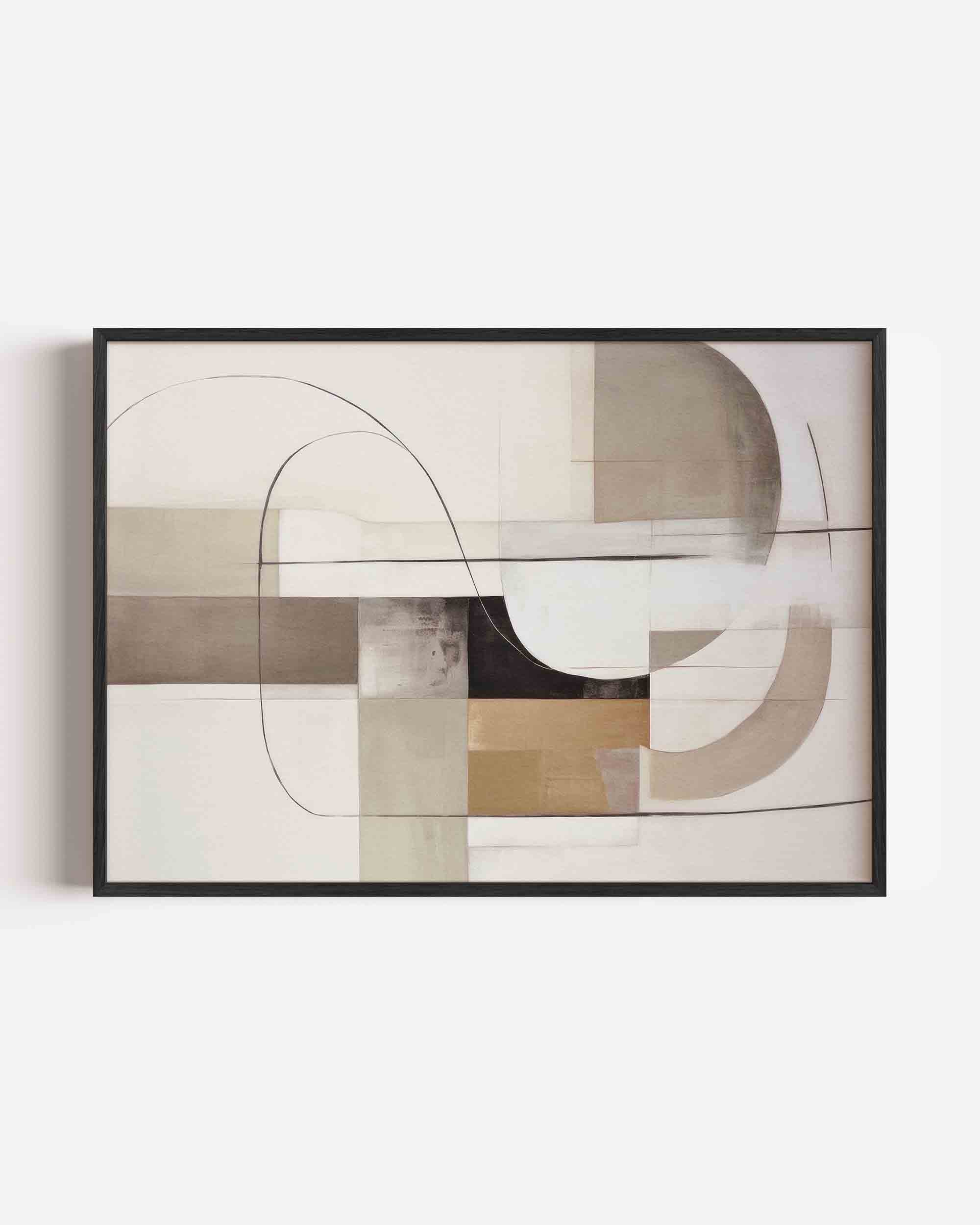 Abstracte vormen Poster