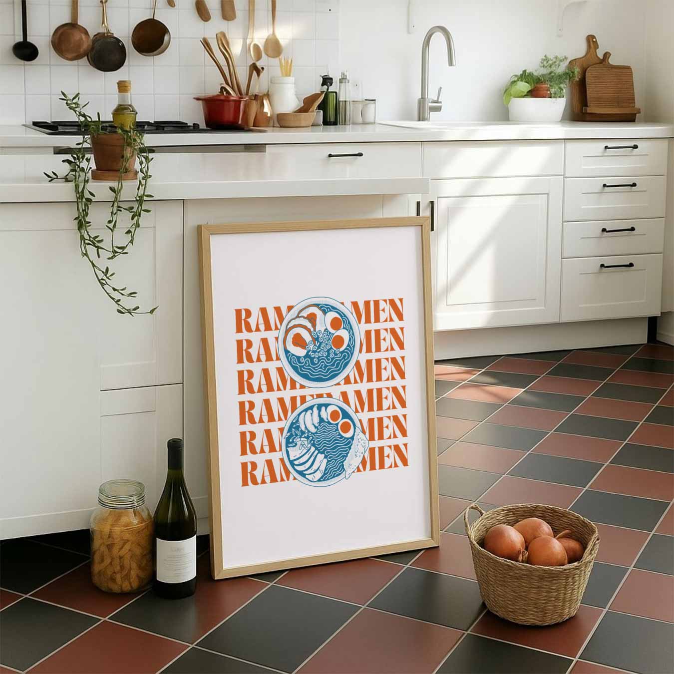 Stijlvolle Ramen Poster-WallArtistic
