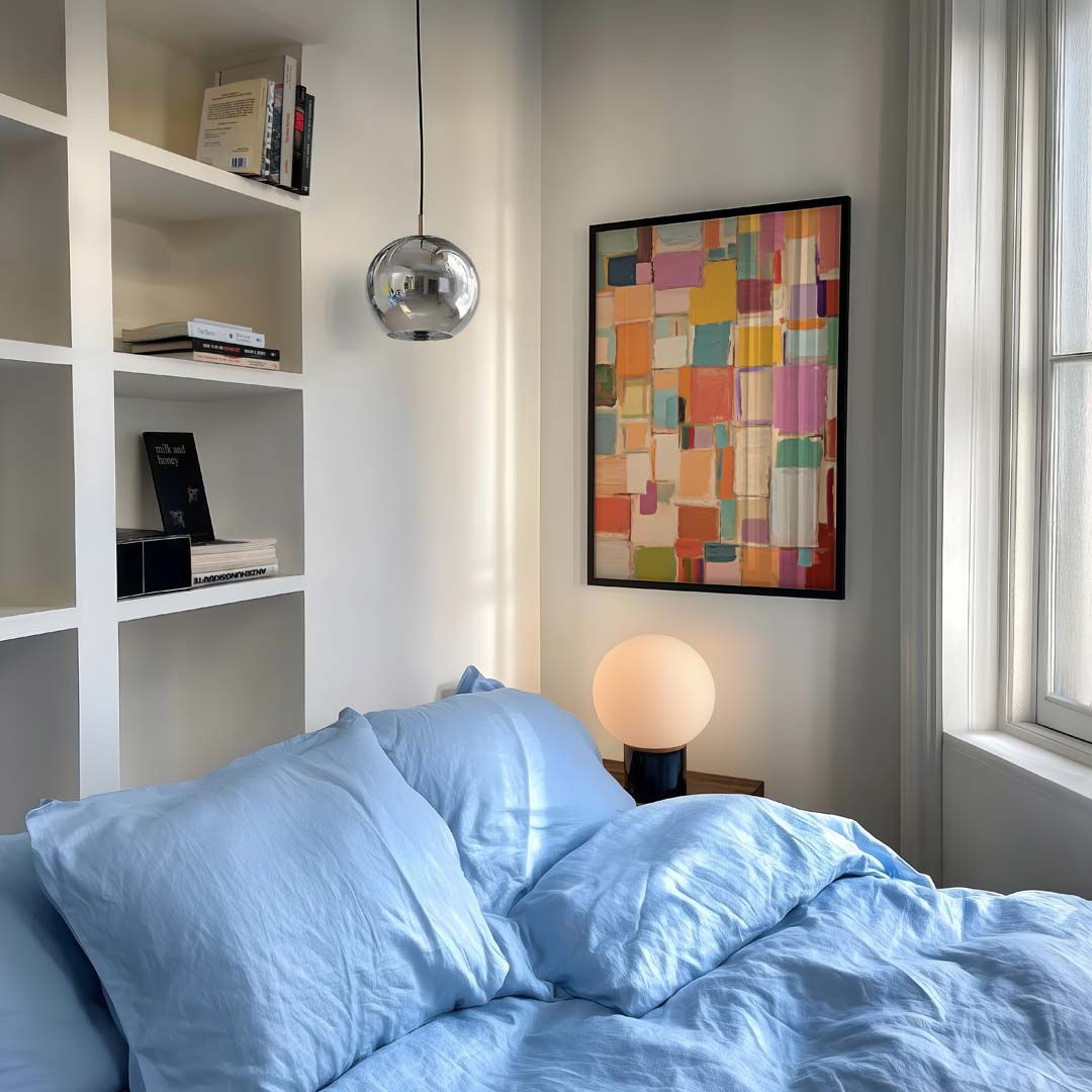 Vrolijke Kleurenmix Kunstposter-WallArtistic