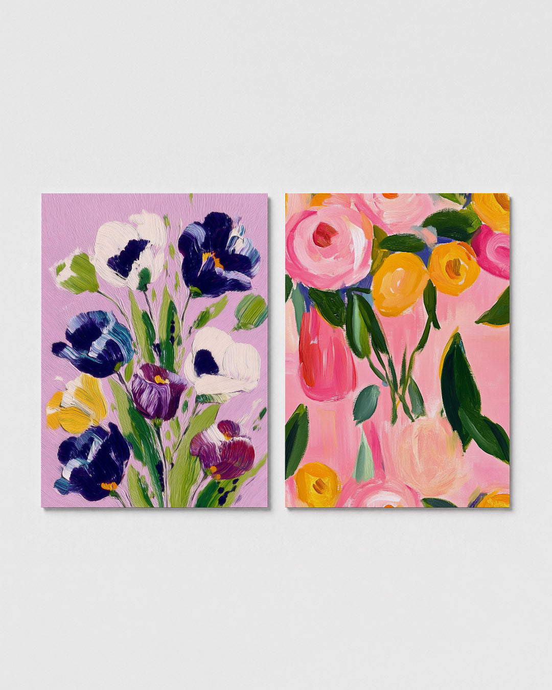 Bloemrijke kleurenpracht Posterset