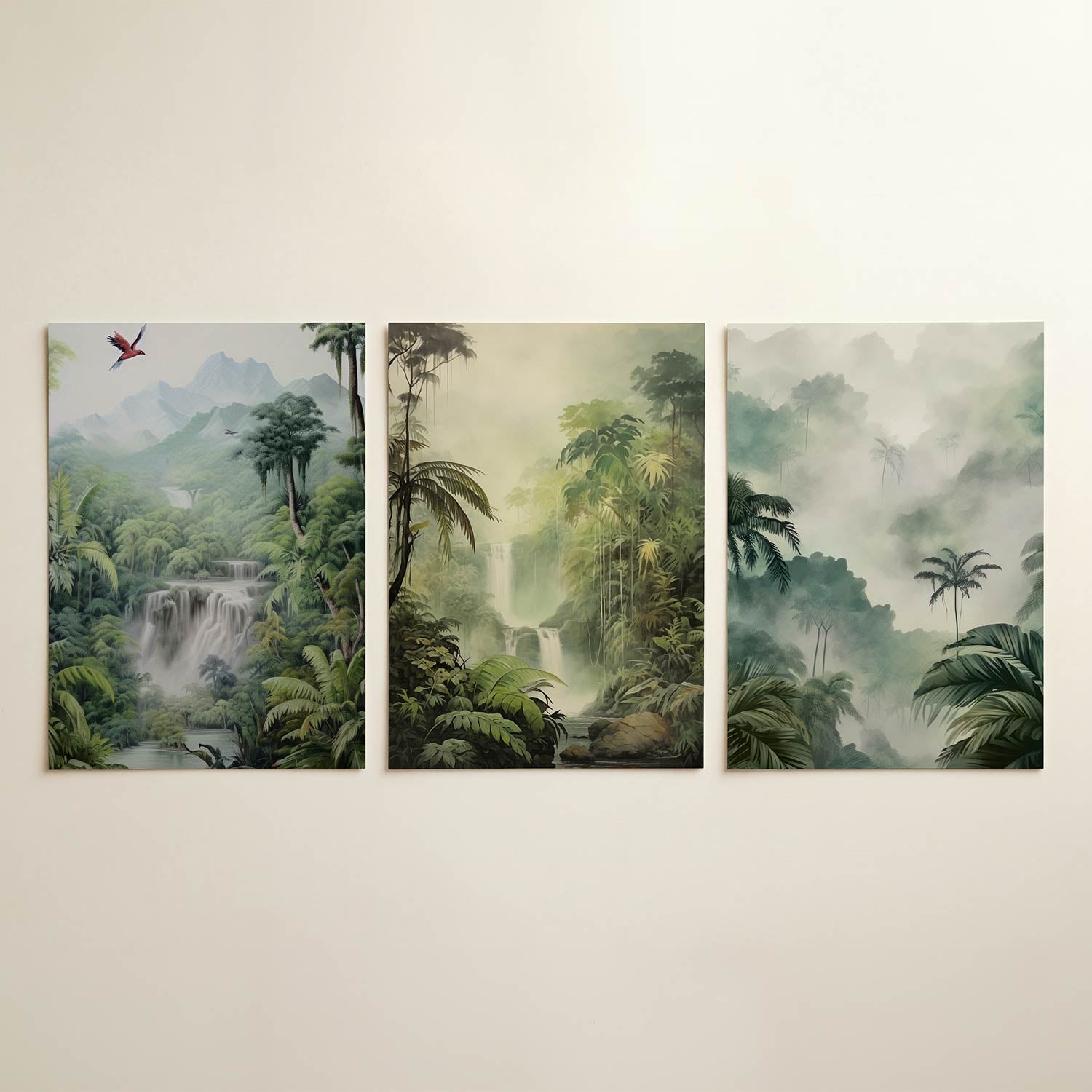 Natuurlijke sereniteit Posterset