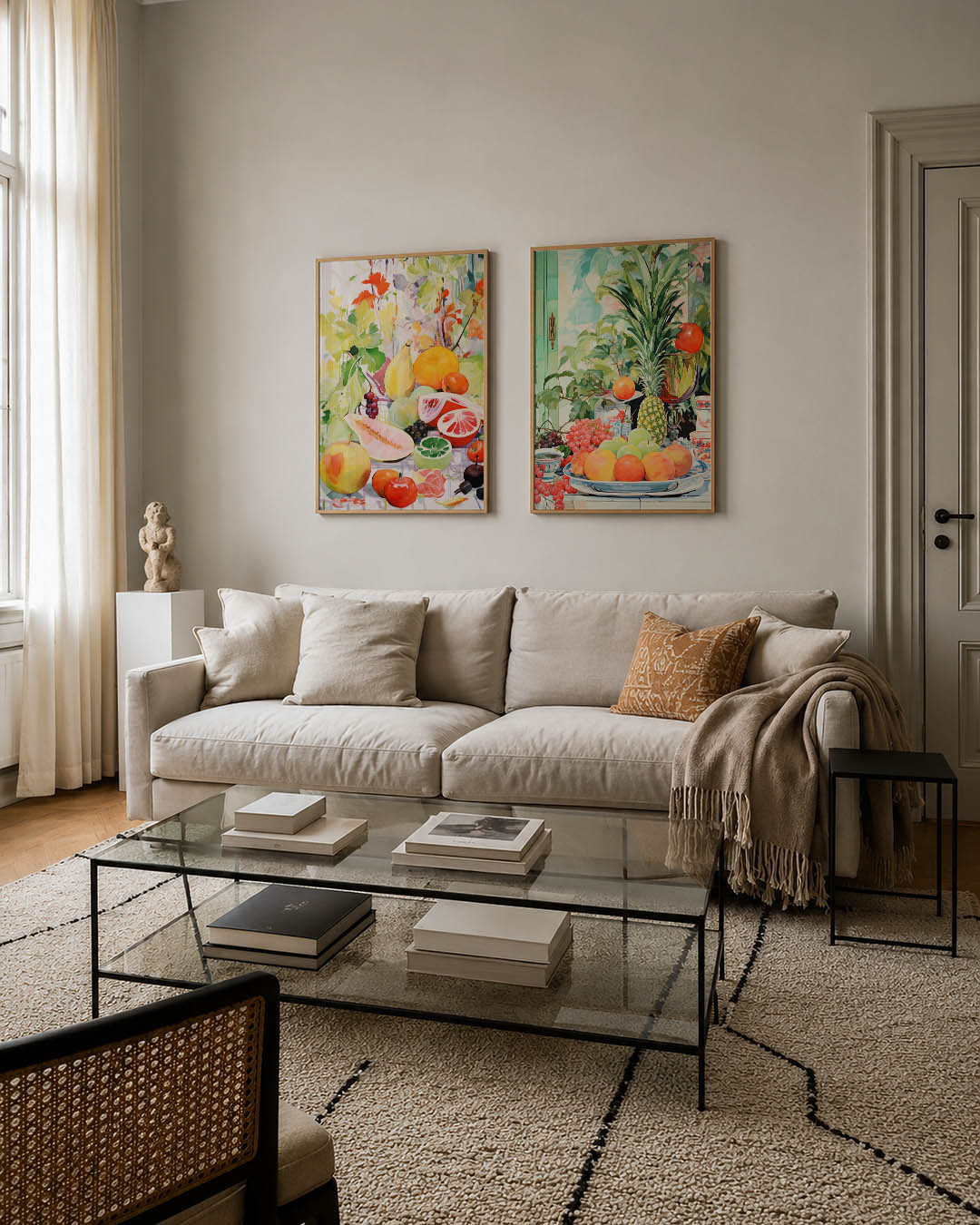 Vruchten en bladeren Posterset