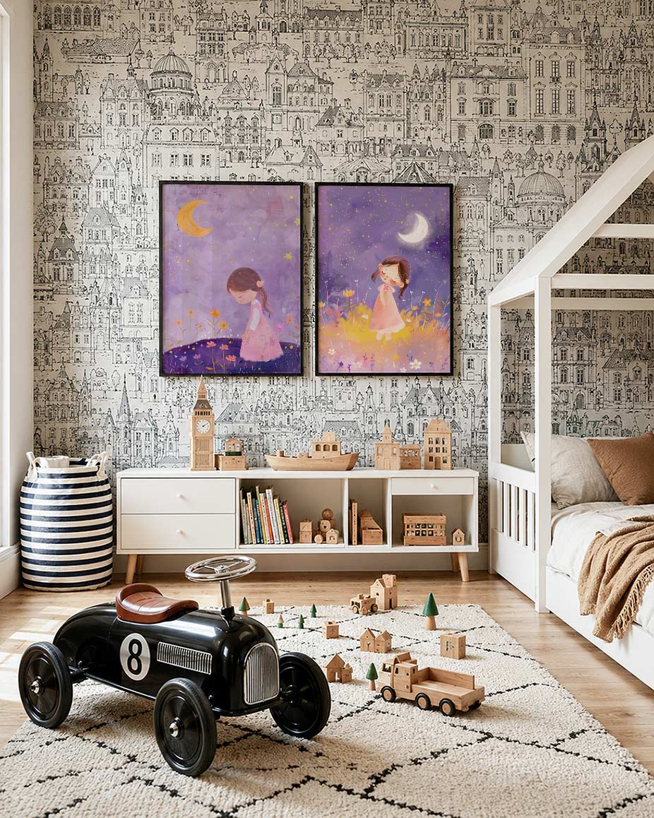 Dromerige nacht Posterset
