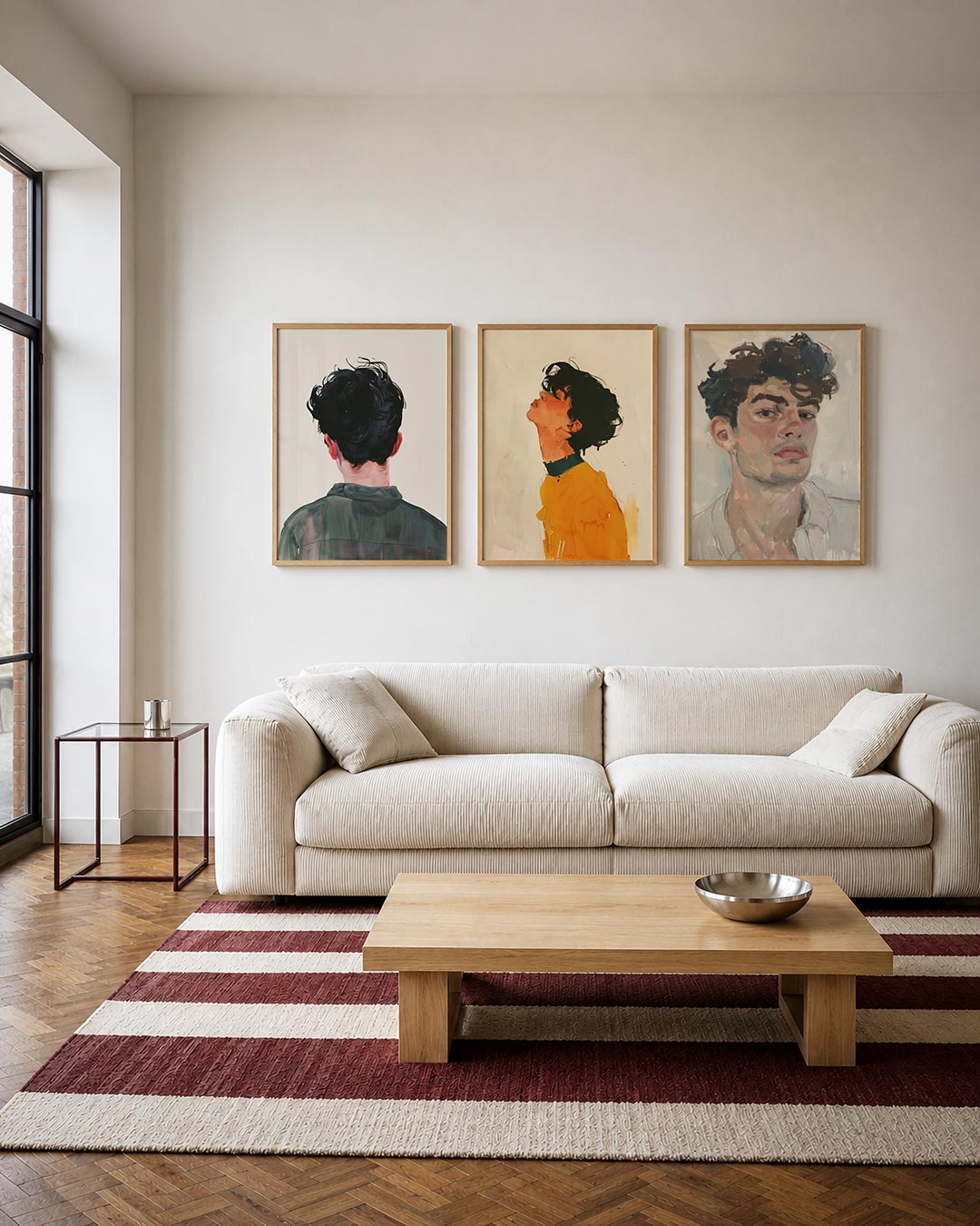 Achterzijde portret Posterset