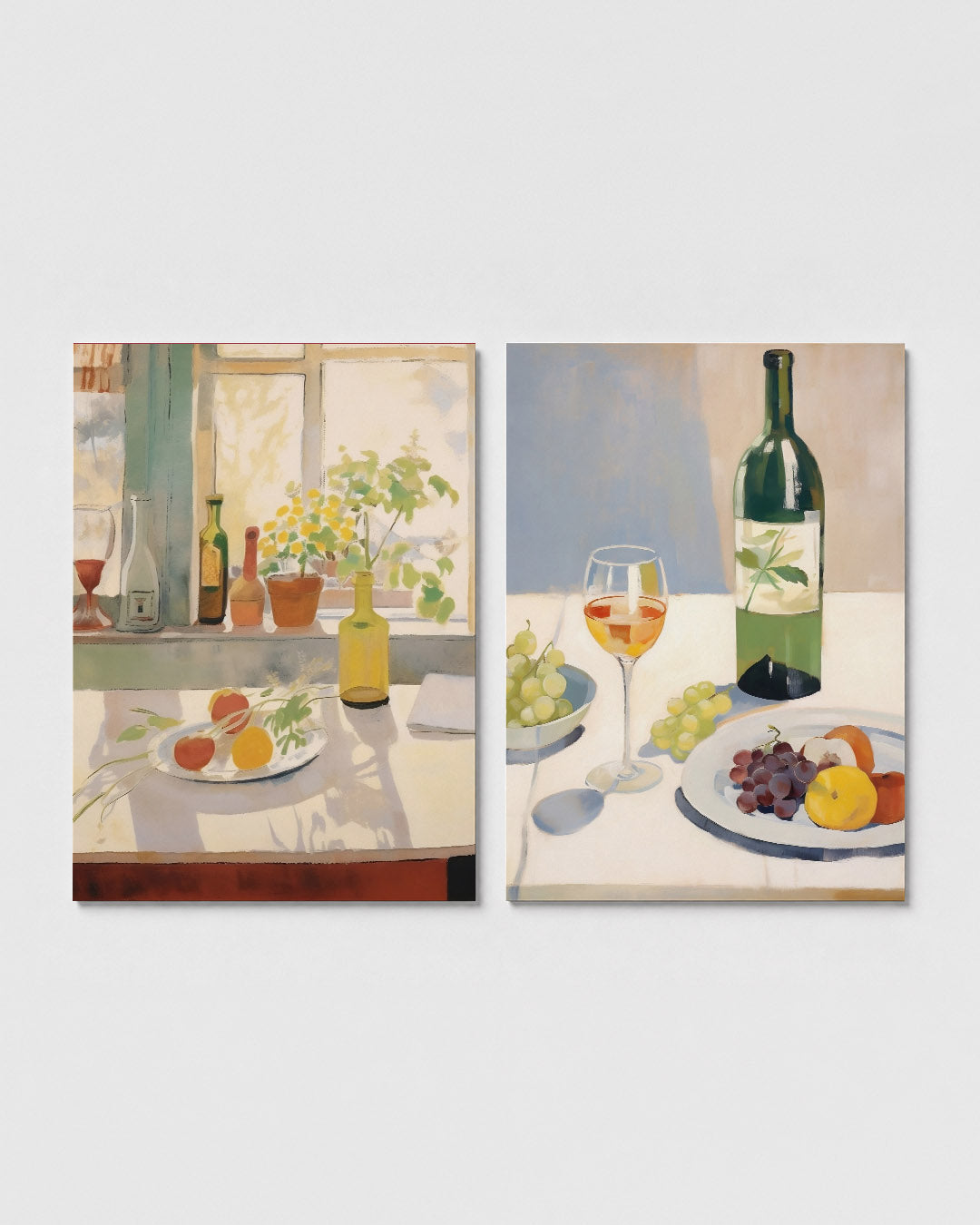 Vensterlicht en schaduw Posterset