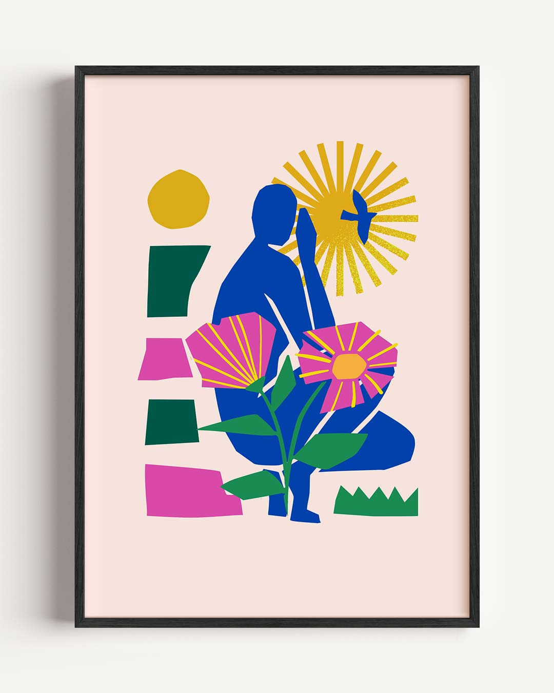 Vrolijke Kleurexplosie Poster-WallArtistic