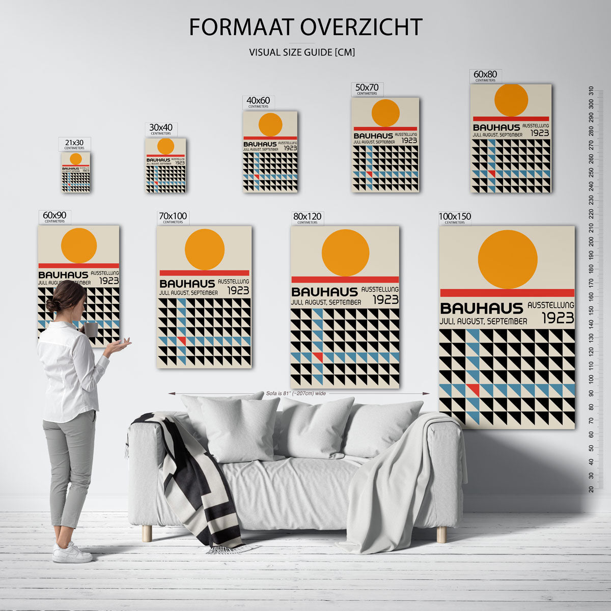 Vorm en kleur Poster