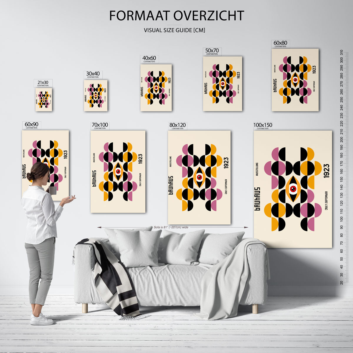 Vormen en vlakken Poster
