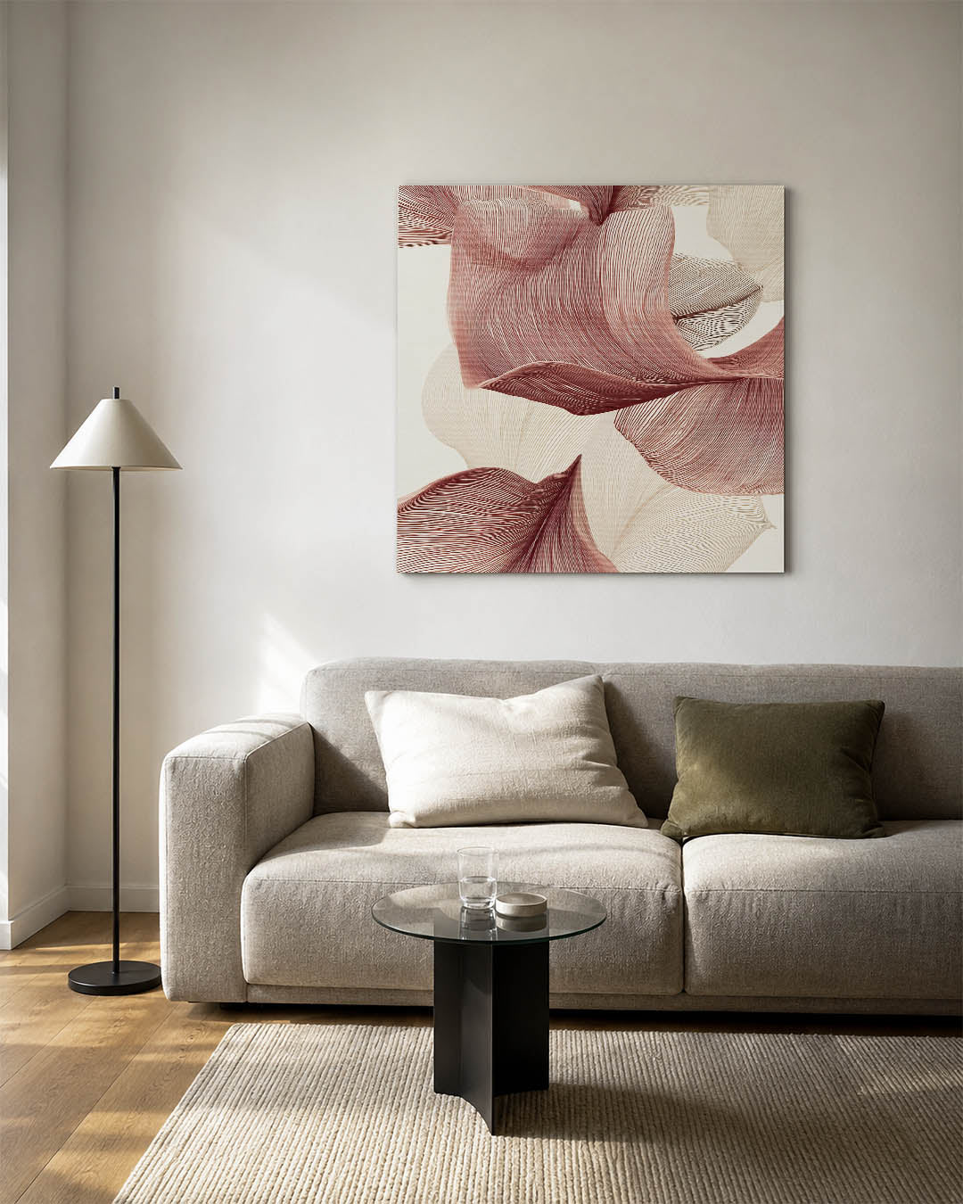 Organische lijnen Kunstwerk