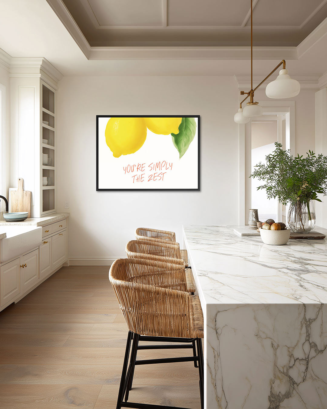 Citrus inspiratie Kunstwerk