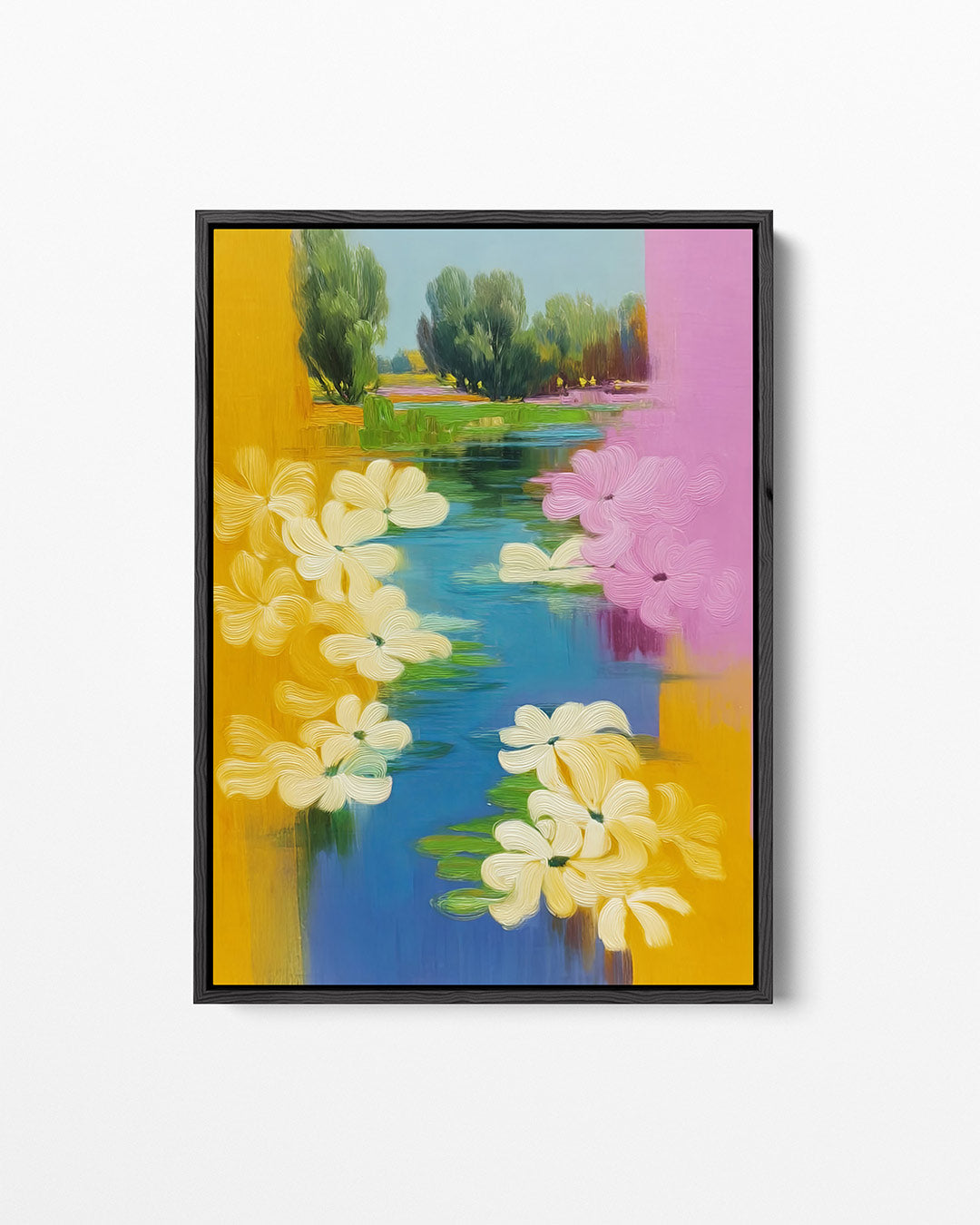 Bloemenlandschap Kunstwerk