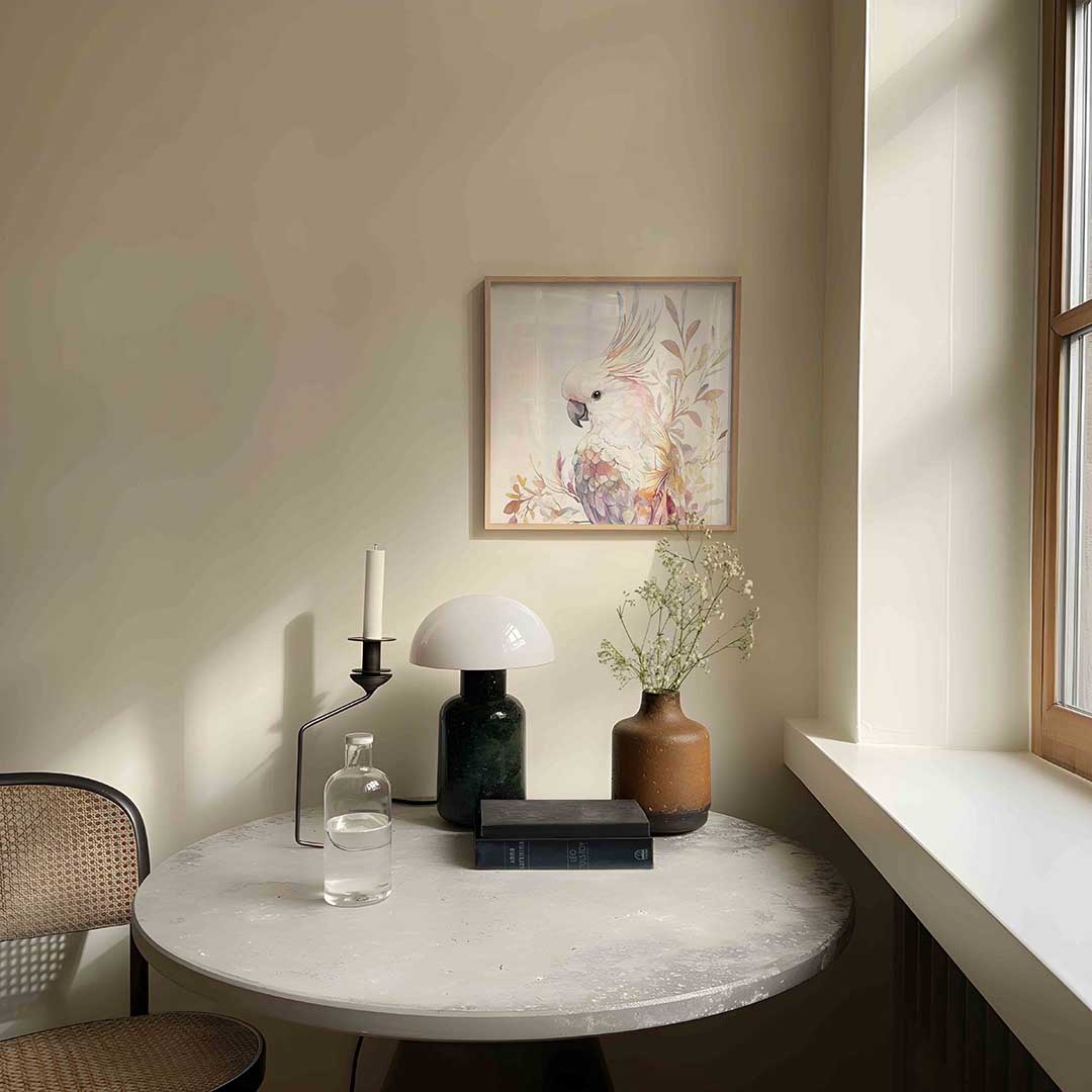 Witte kaketoe Poster